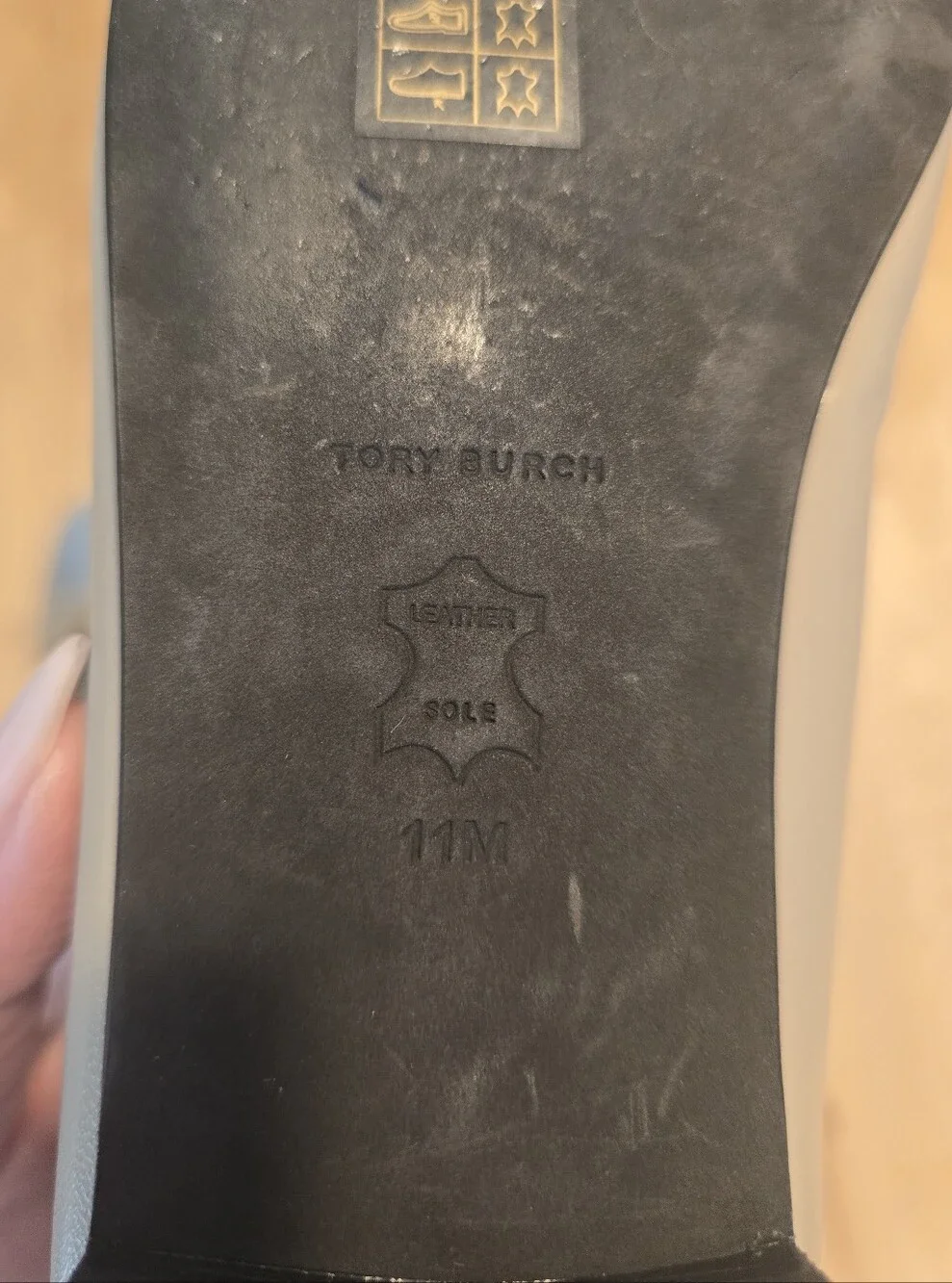 Tory Burch Capped Toe Ballet Flats Size 11